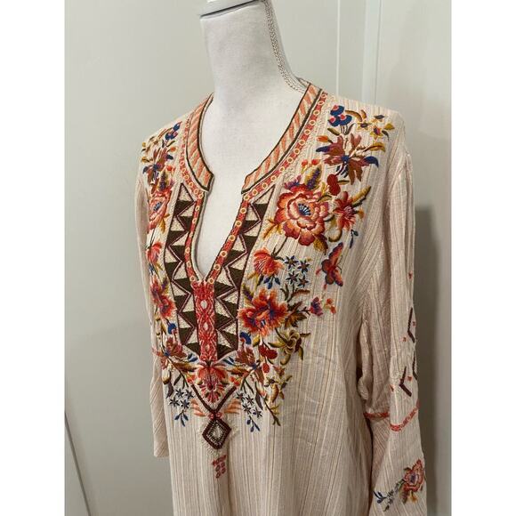 Johnny Was Workshop Kirpa Circle Sleeve Dress - Picture 4 of 7